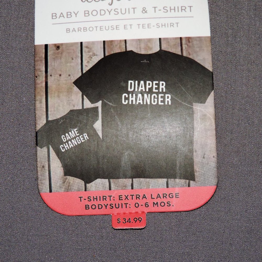 Hallmark "Tees For Two" Mom and Baby gift set Baby Shower Gift
